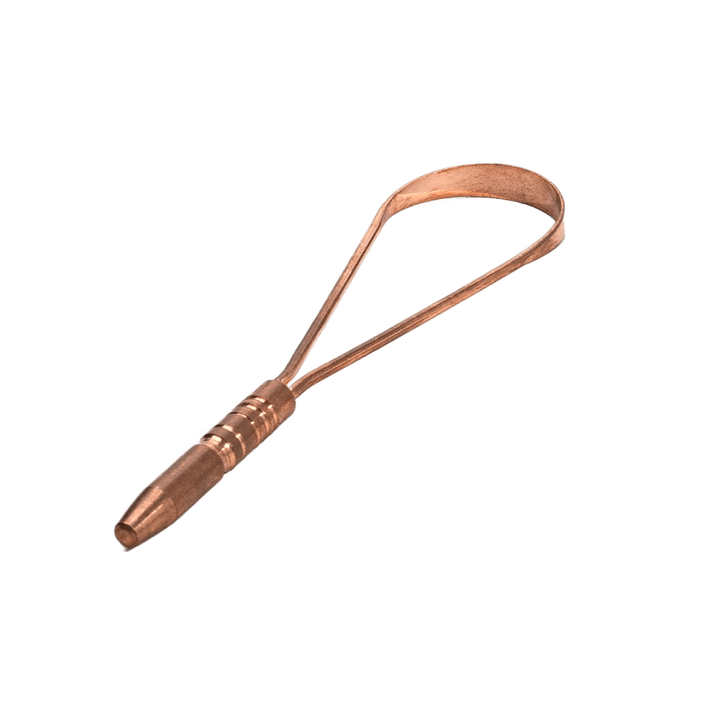 Copper Tongue Cleaner With 1 Handle - Só Verde