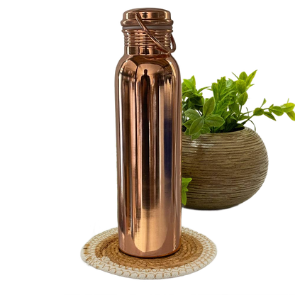 Copper Water Bottle with Handle - Só Verde