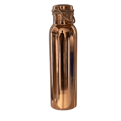 Copper Water Bottle with Handle - Só Verde