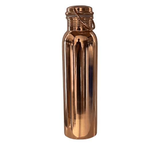 Copper Water Bottle with Handle - Só Verde