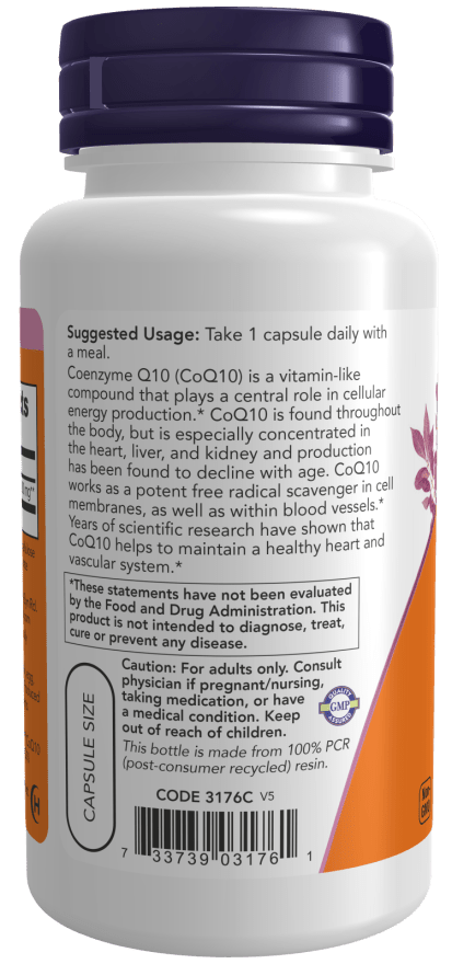 CoQ10 200 mg Veg Capsules - Só Verde