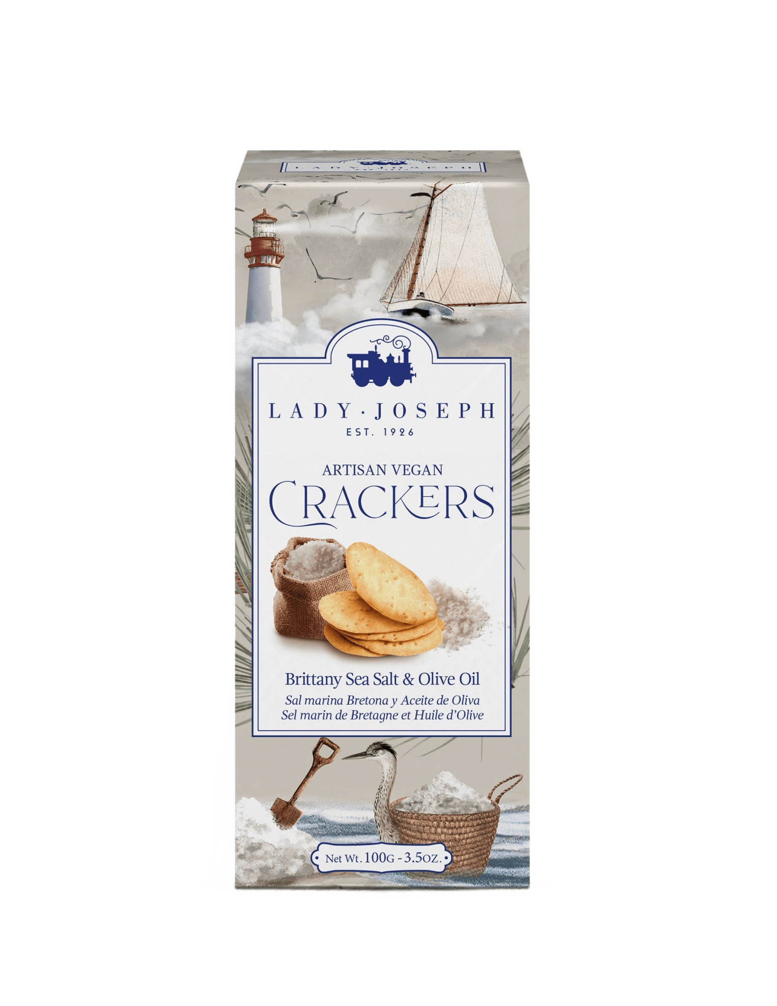 Crackers with Brittany Sea Salt & Olive Oil - Só Verde