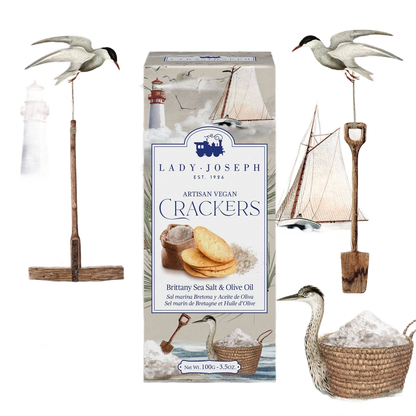 Crackers with Brittany Sea Salt & Olive Oil - Só Verde