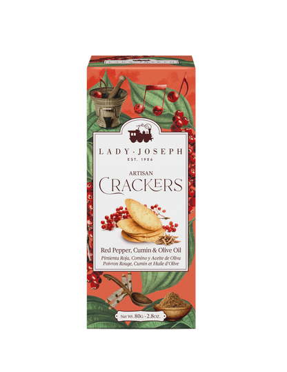 Crackers with Pink Pepper, Cumin & Olive Oil - Só Verde
