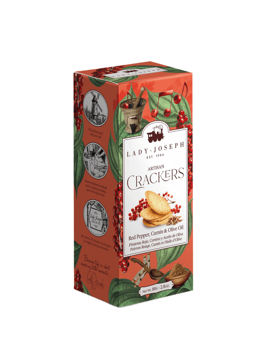 Crackers with Pink Pepper, Cumin & Olive Oil - Só Verde