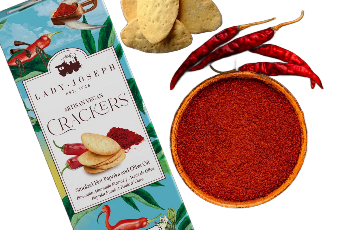 Crackers with Smoked Hot Paprika - Só Verde