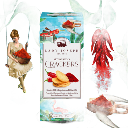Crackers with Smoked Hot Paprika - Só Verde