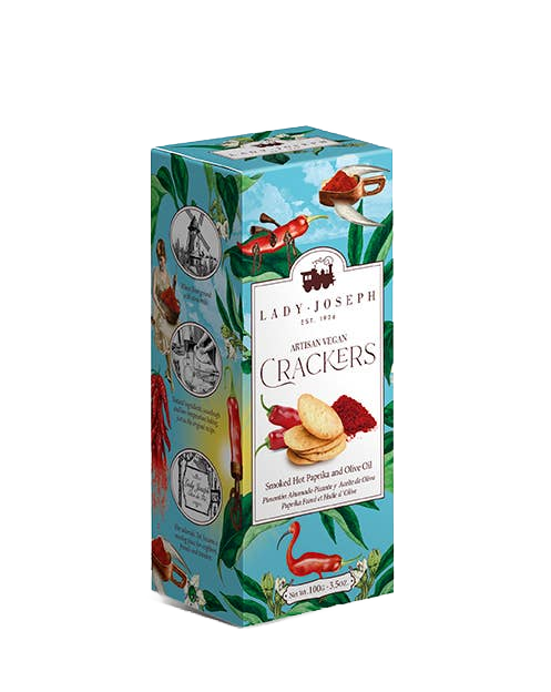 Crackers with Smoked Hot Paprika - Só Verde