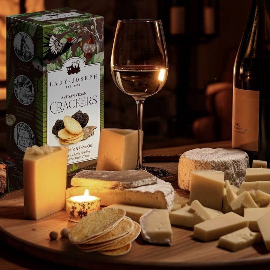 Crackers with Truffle & Olive Oil (snack) Cracker with truffle - Só Verde