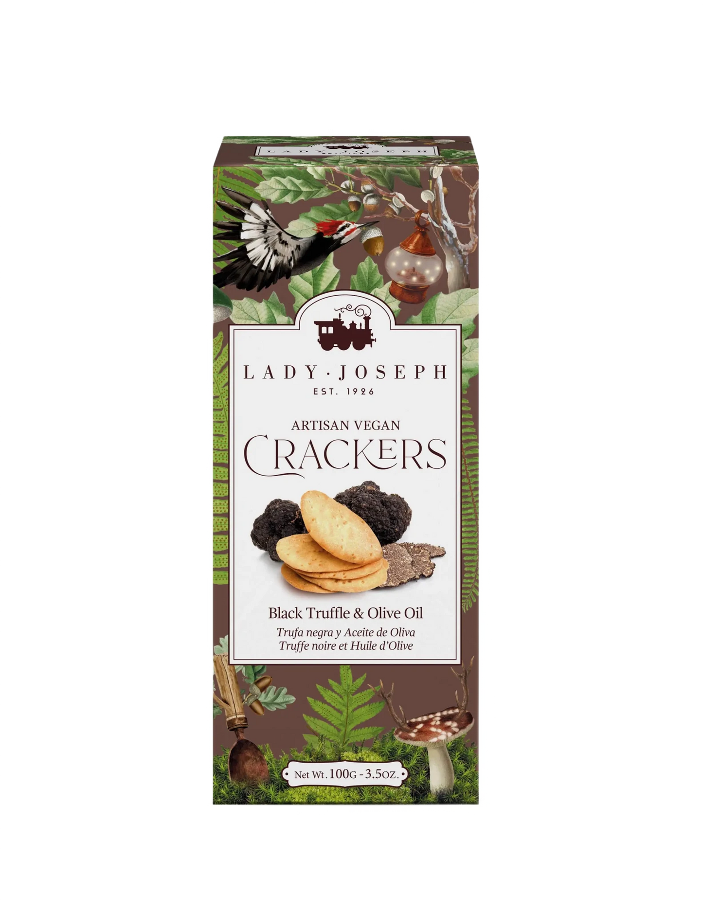 Crackers with Truffle & Olive Oil (snack) Cracker with truffle - Só Verde
