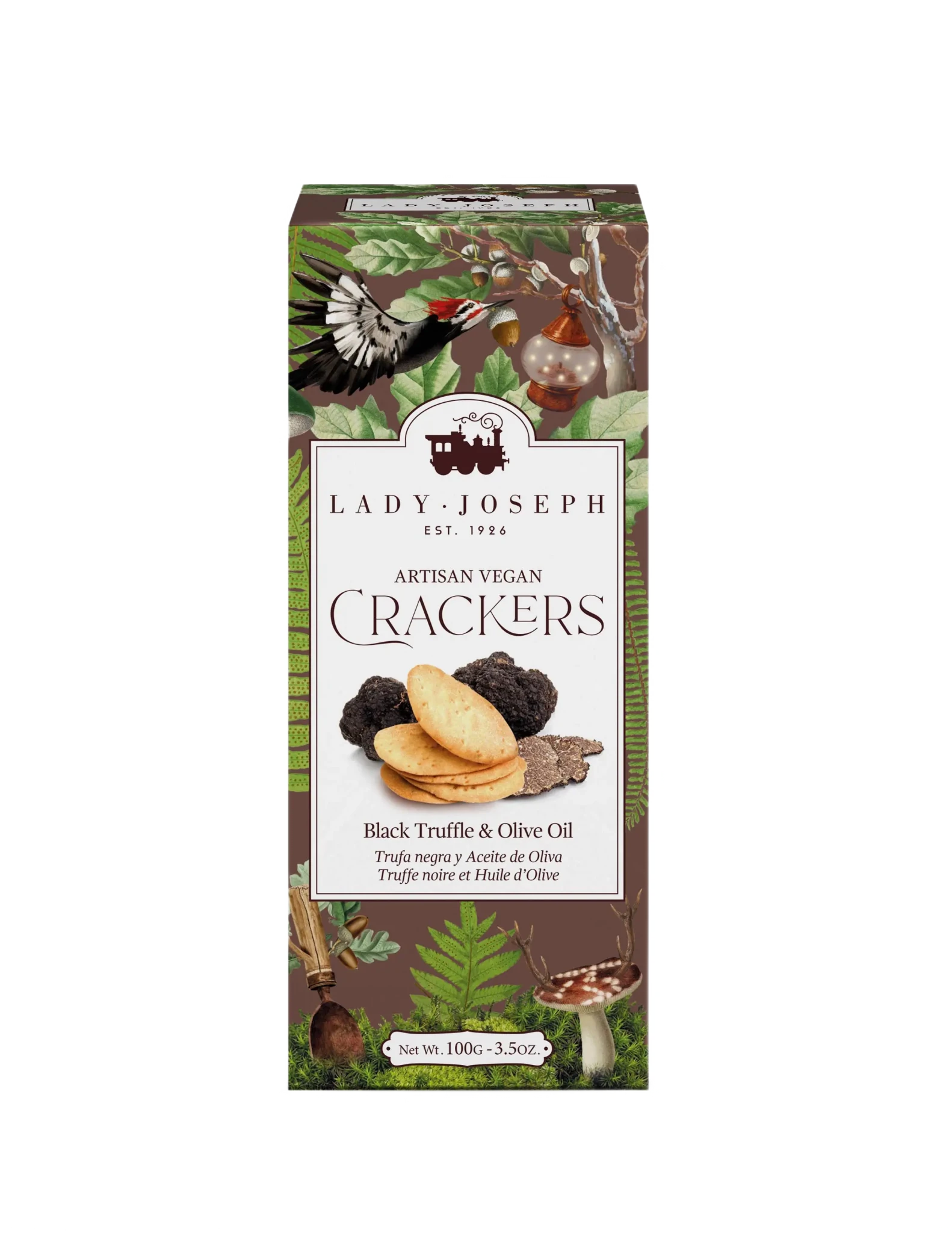 Crackers with Truffle & Olive Oil (snack) Cracker with truffle - Só Verde