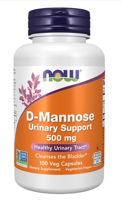 D-Mannose Urinary Support 500 mg Veg Capsules - Só Verde