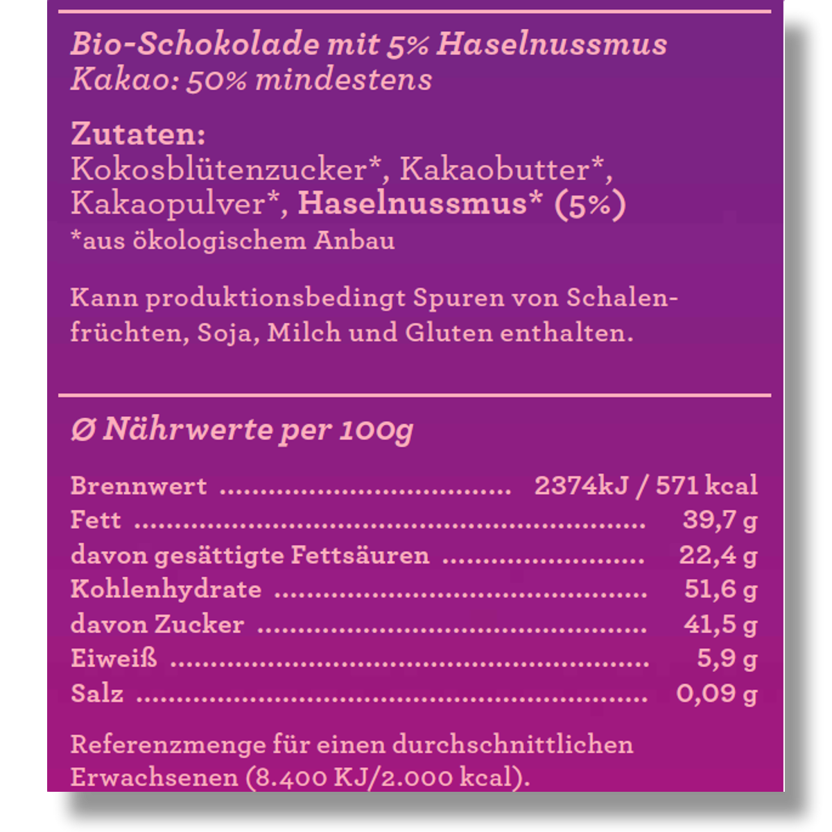 Chocqlate Sweetgreets Chocolate biológico "a vida é fantástica"