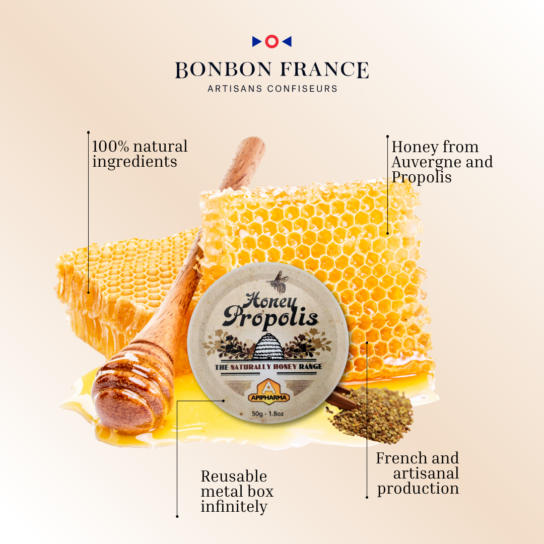 Bonbon-france Apipharma Própolis Mel - 20% Mel Auvergne - França