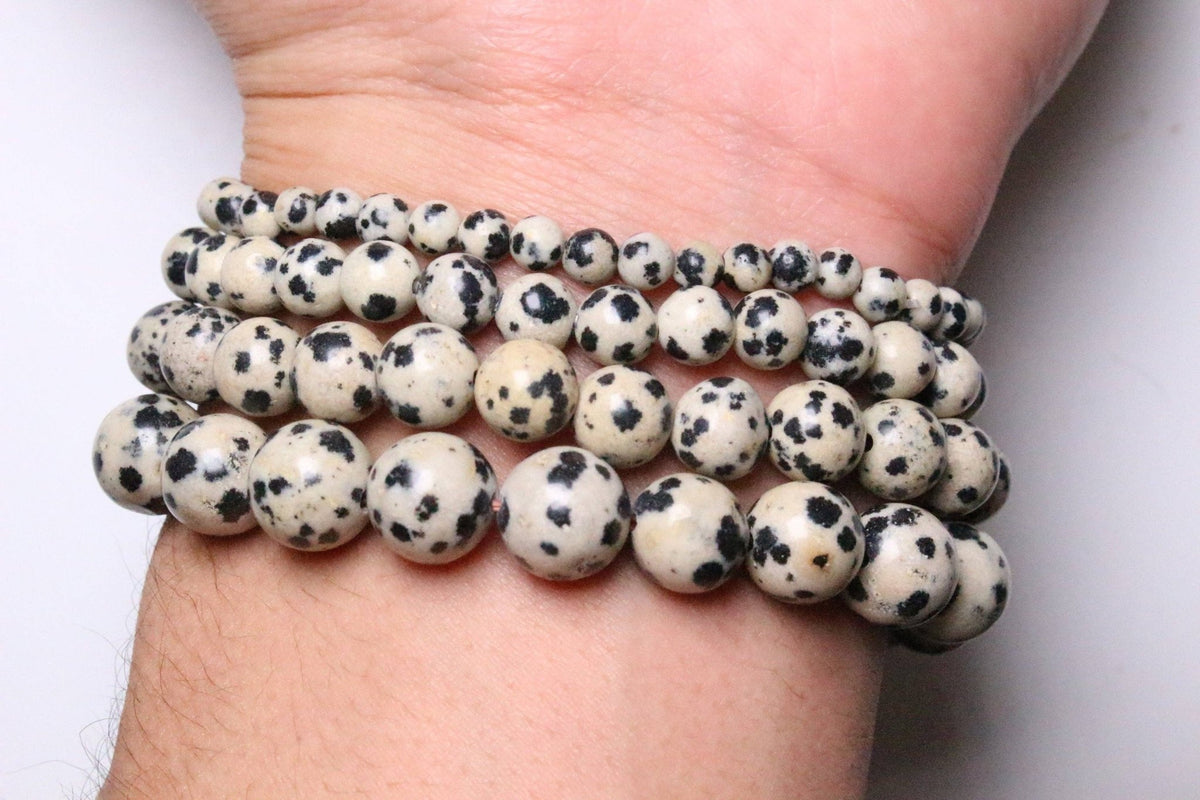 Dalmatian Jasper Bracelet A - Só Verde