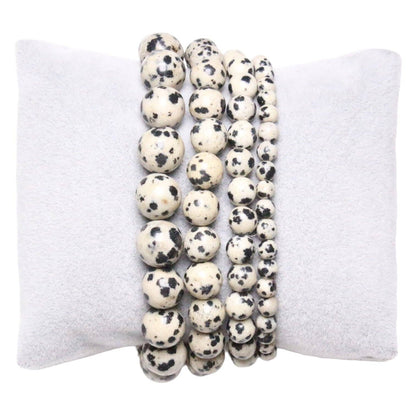 Dalmatian Jasper Bracelet A - Só Verde