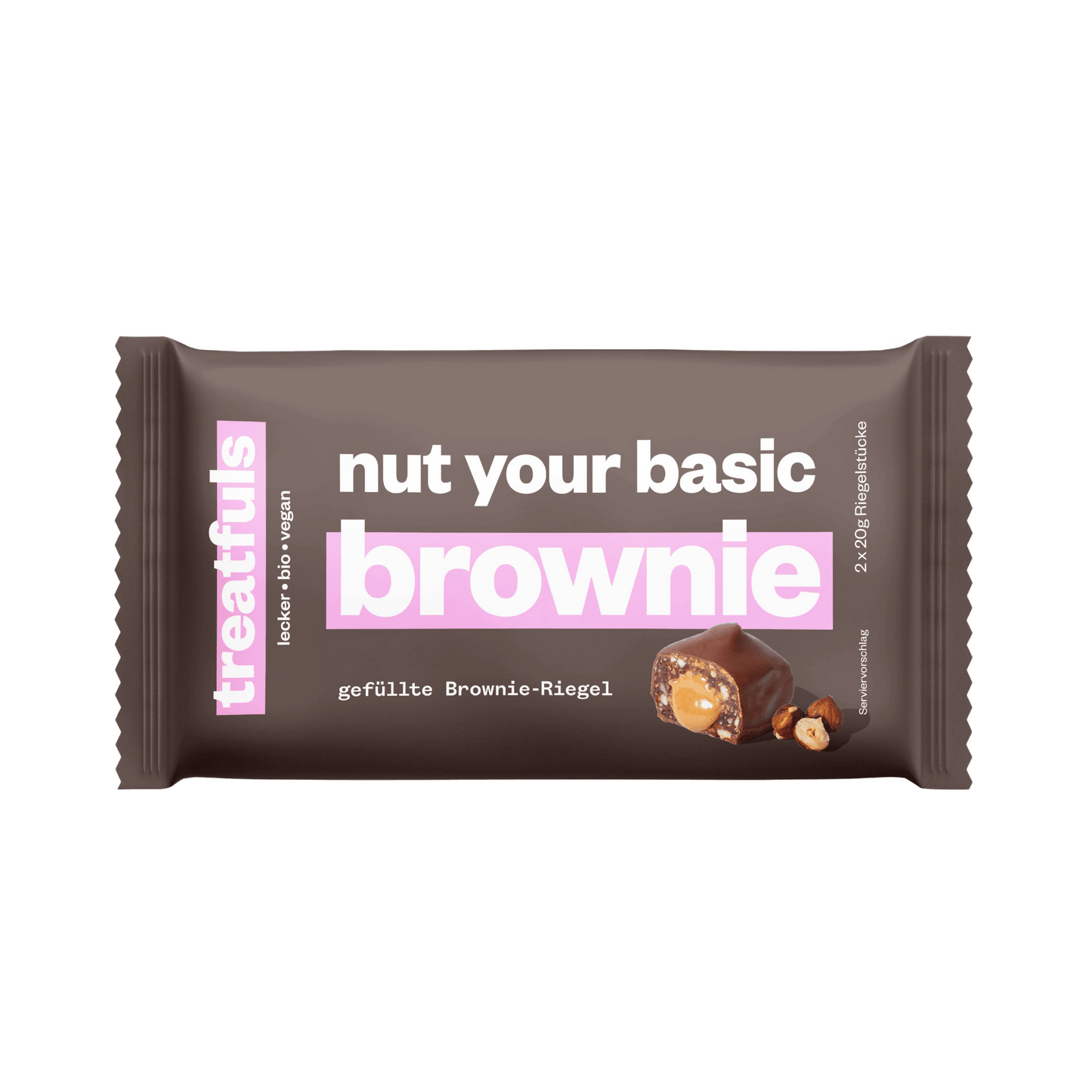 Dark Chocolate Brownie Filled Bar - Só Verde