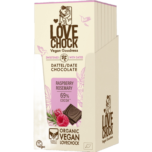 Date-Sweetened Chocolate with Raspberry & Rosemary - Só Verde