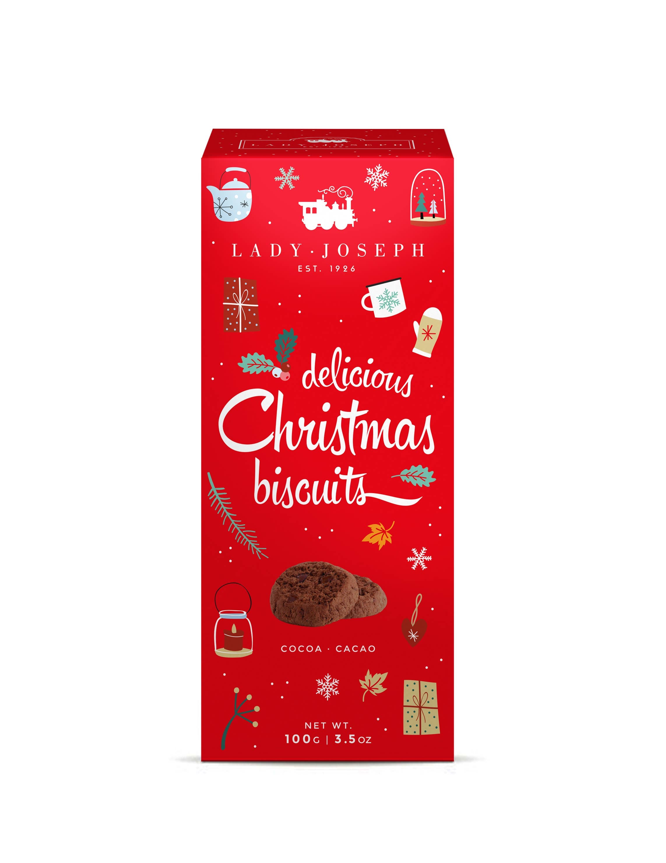 Bolachas de Chocolate - Edição de Natal. Biscoitos de Natal