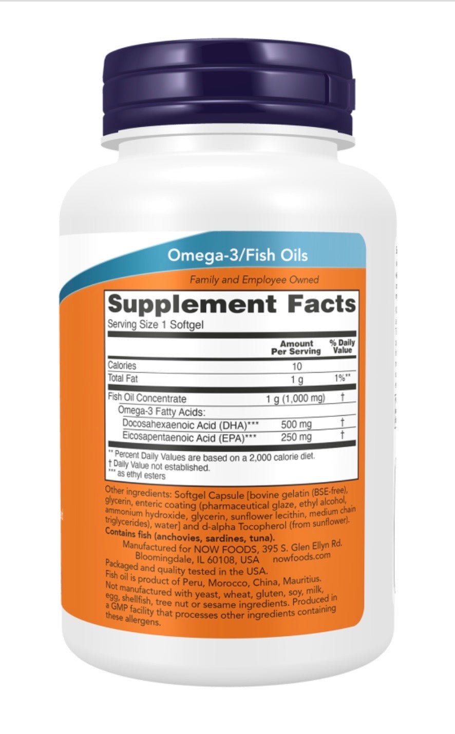 DHA-500 Fish Oil, Double Strength Softgels - Só Verde