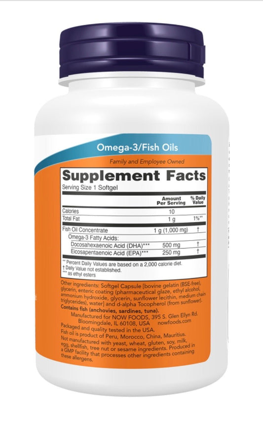 DHA-500 Fish Oil, Double Strength Softgels - Só Verde