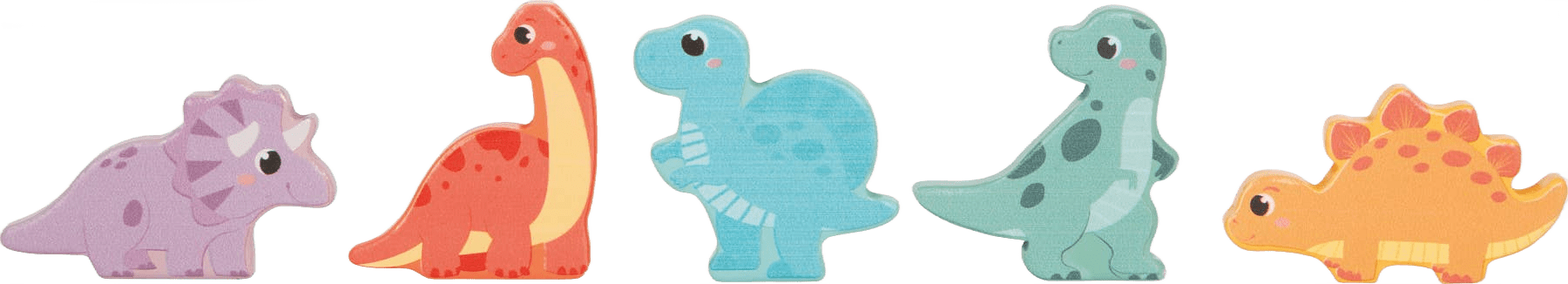 Dino Puzzle & Memo - Wooden Toys - Só Verde