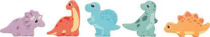 Dino Puzzle & Memo - Wooden Toys - Só Verde