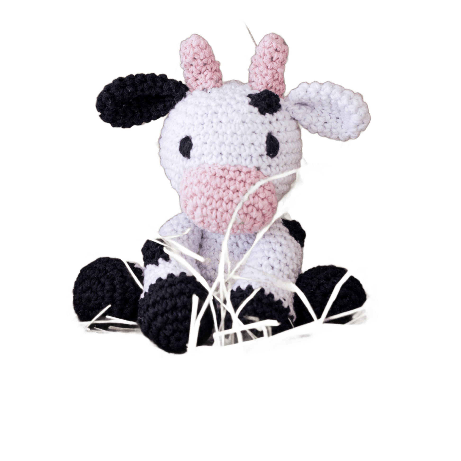 Diy Crochet Kit Cow Kirby - Só Verde