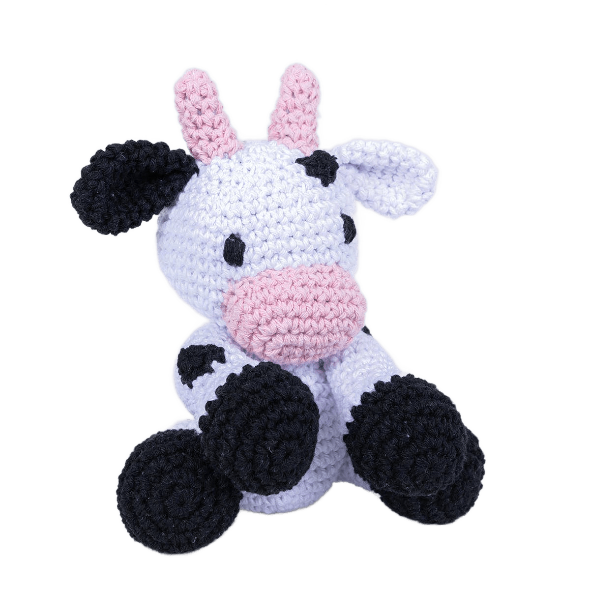 Diy Crochet Kit Cow Kirby - Só Verde