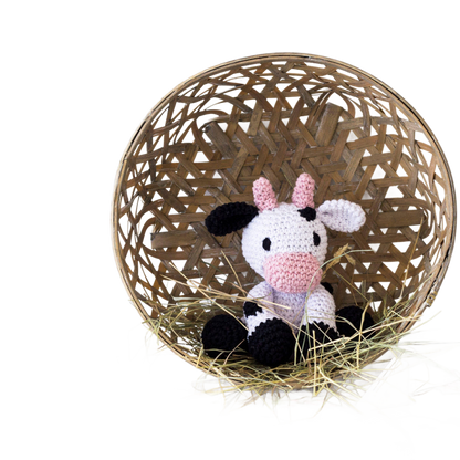Diy Crochet Kit Cow Kirby - Só Verde