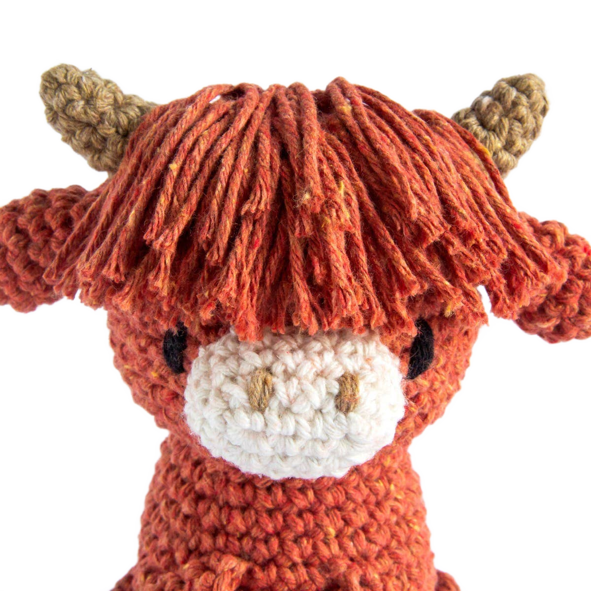 Diy Crochet Kit Highland Cow Aidan - Só Verde