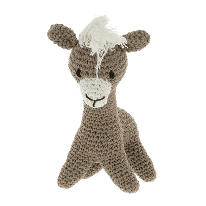 Diy Crochet Kit Llama Laurie Eco Barbante - Só Verde