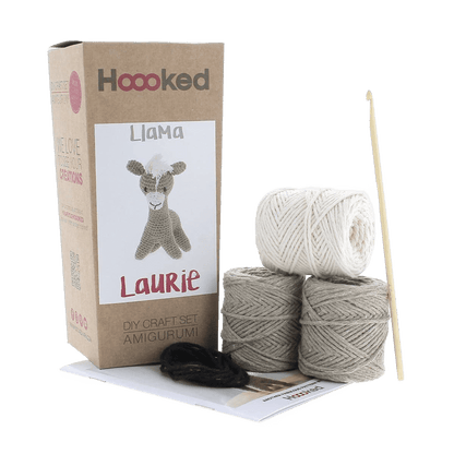 Diy Crochet Kit Llama Laurie Eco Barbante - Só Verde