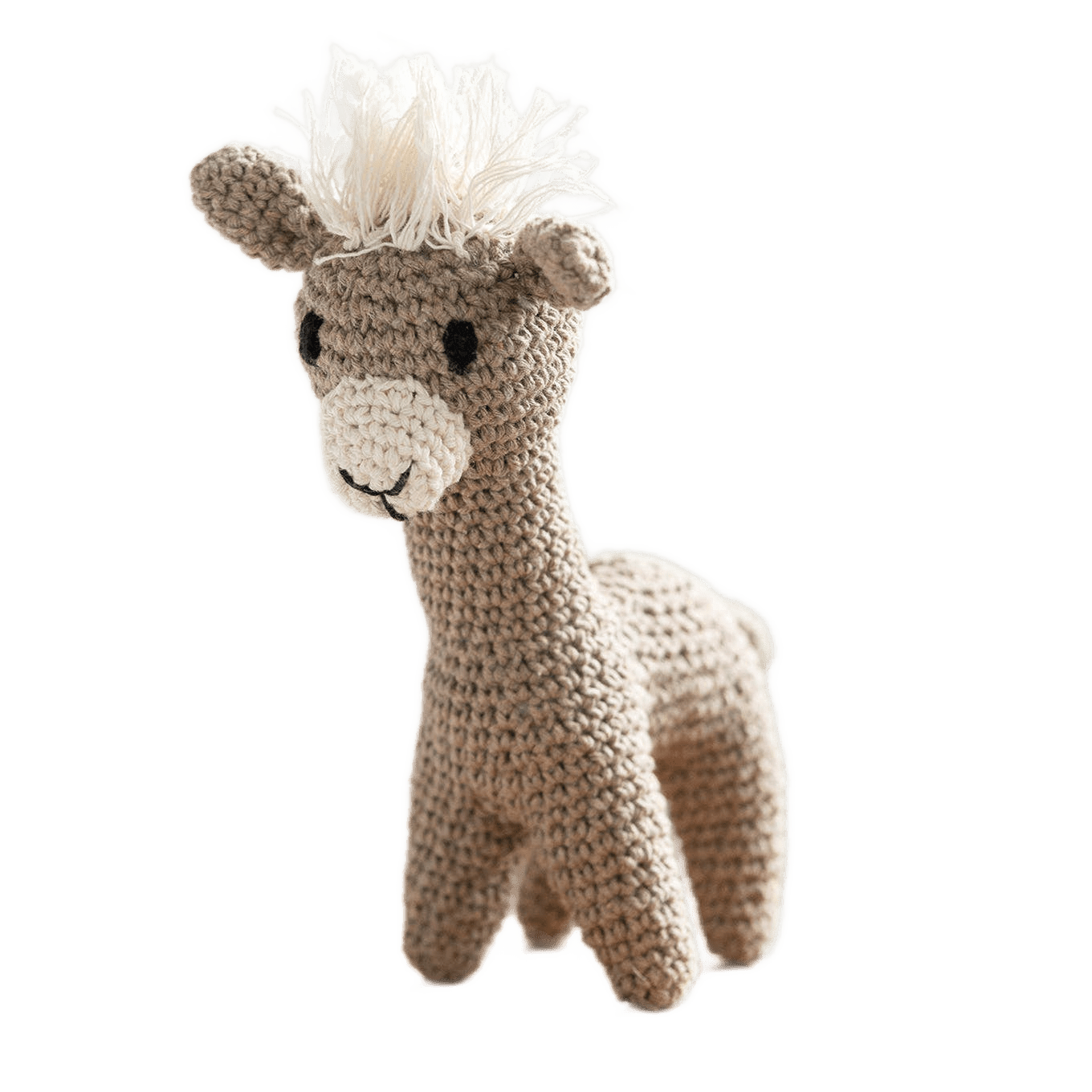 Diy Crochet Kit Llama Laurie Eco Barbante - Só Verde
