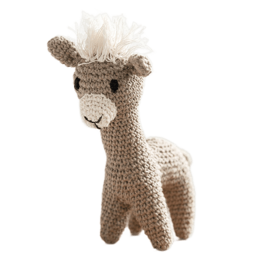 Diy Crochet Kit Llama Laurie Eco Barbante - Só Verde