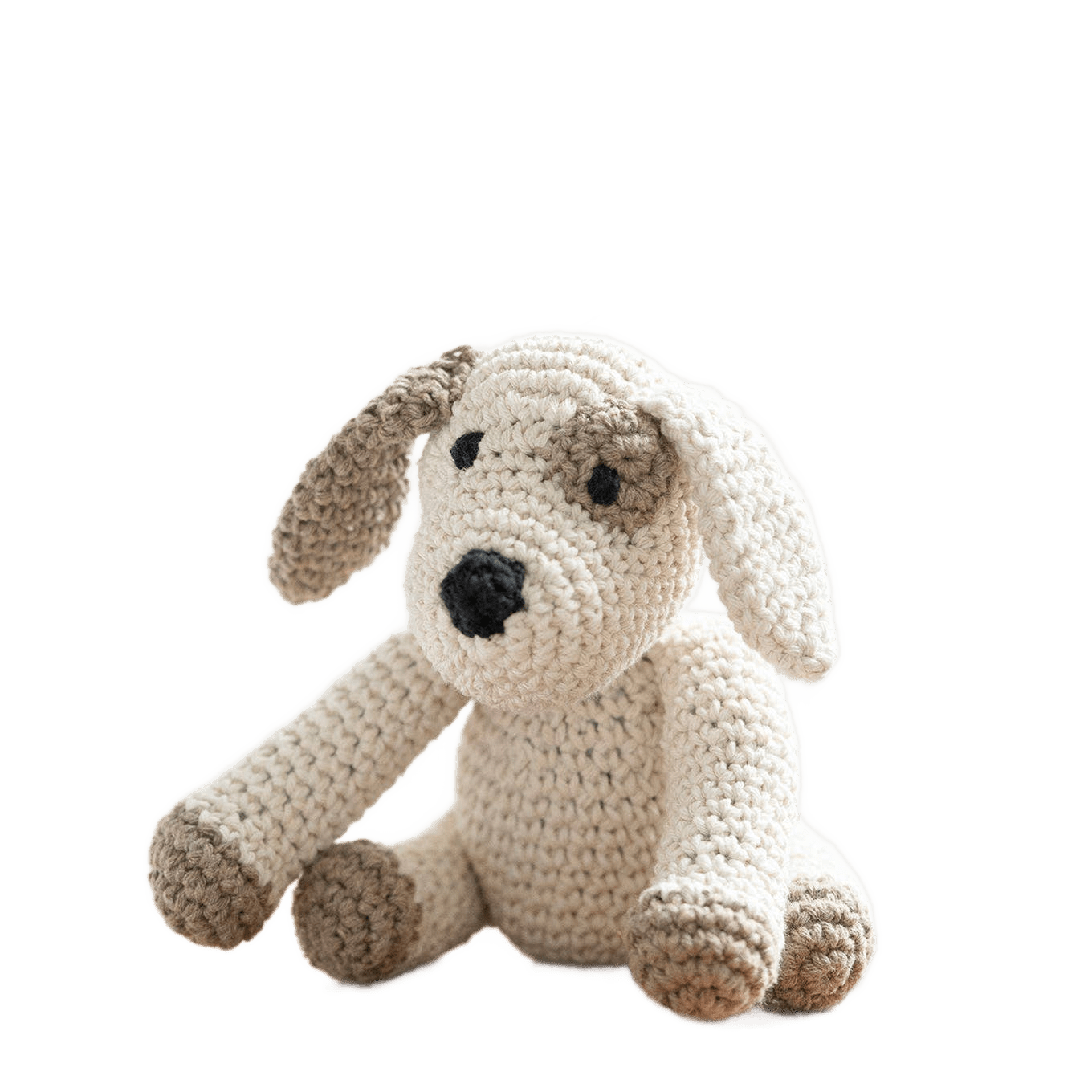 Diy Crochet Kit Puppy Millie Eco Barbante - Só Verde