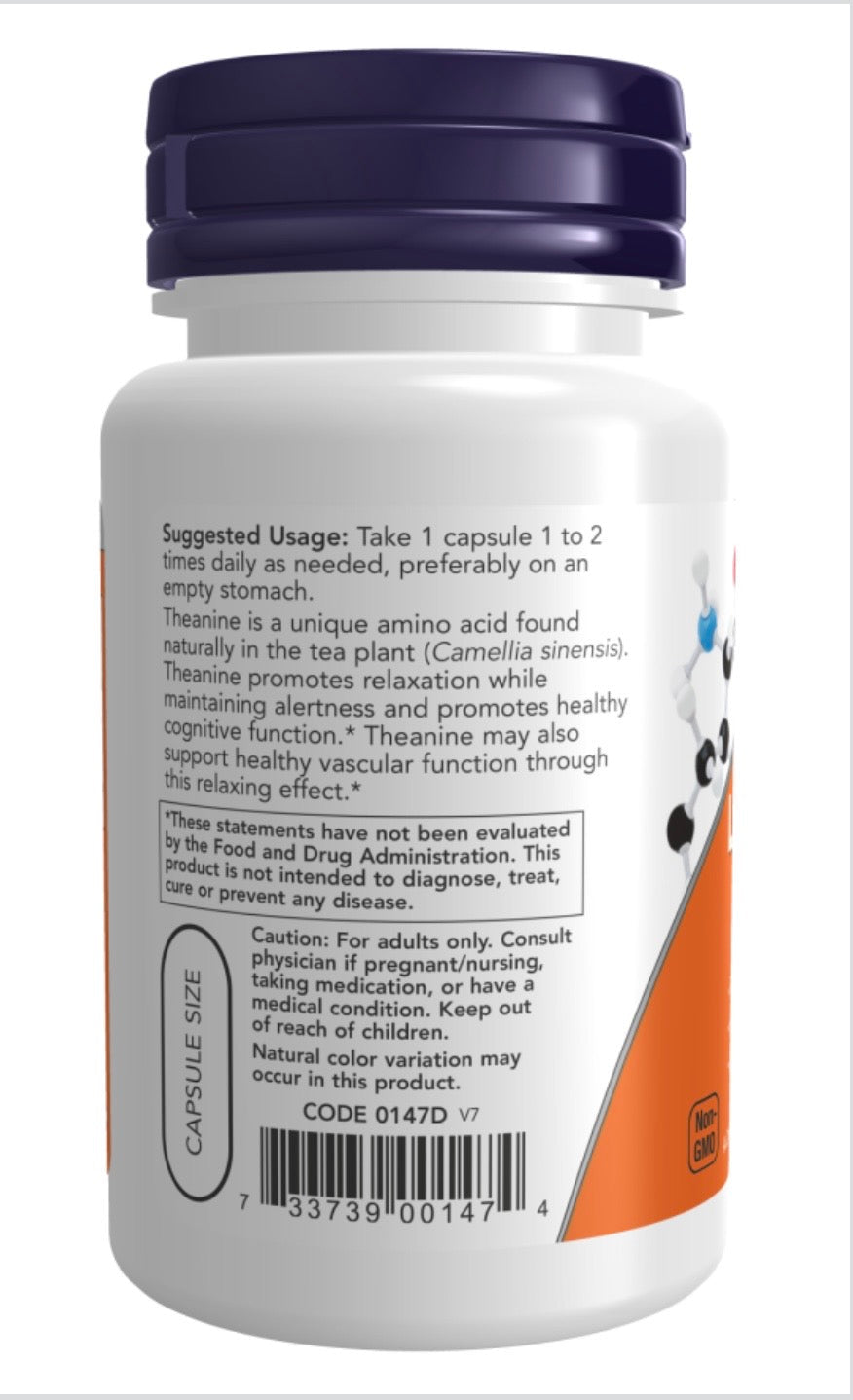 Double Strength L-Theanine, 200mg - Veg Capsules - Só Verde