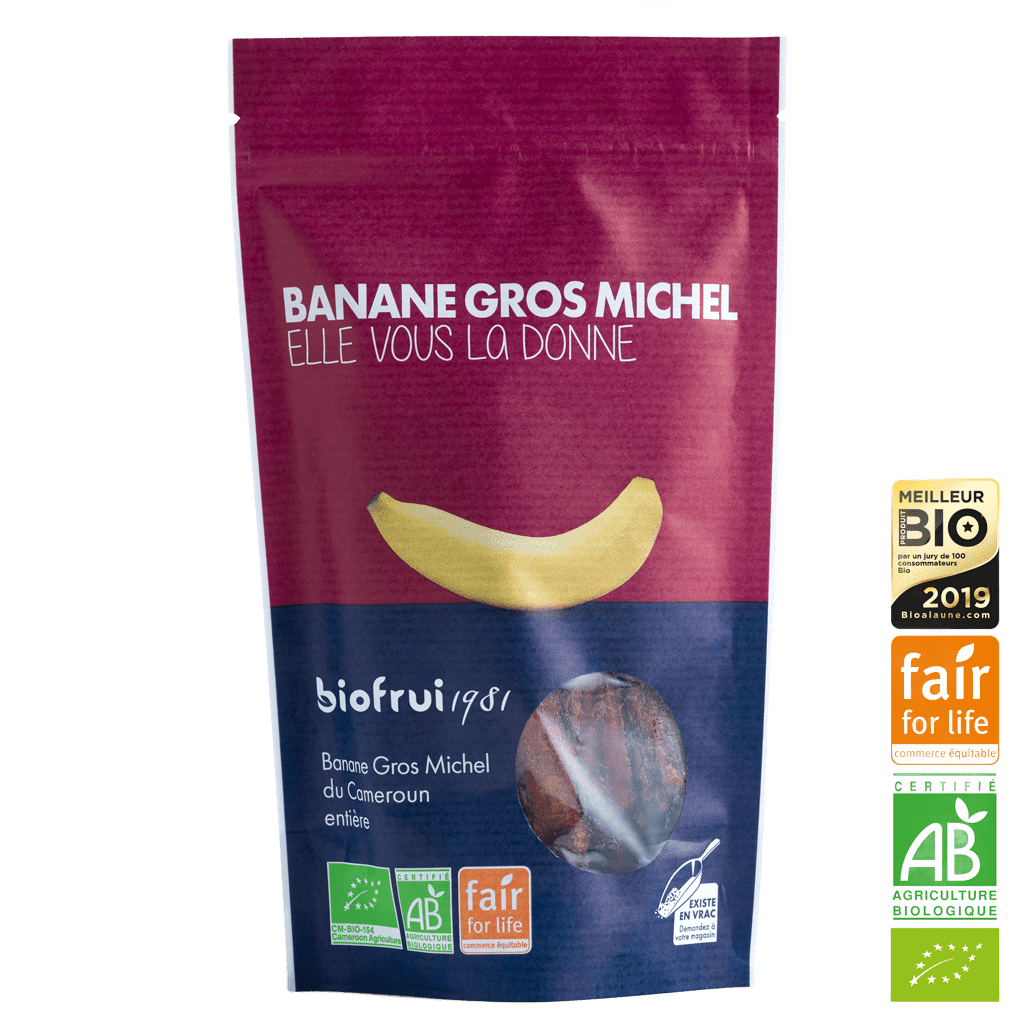 Dried Gros Michel Banana from Cameroon - Só Verde