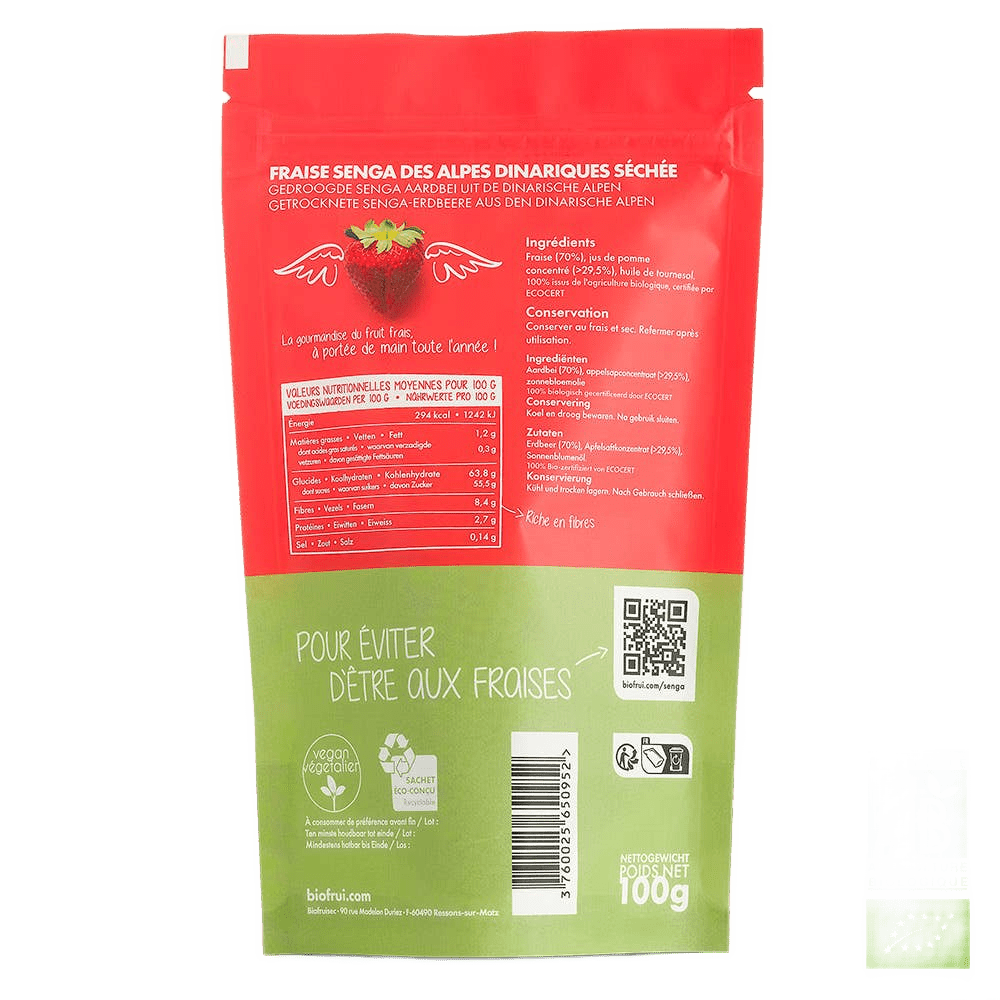 Dried Senga Alpine Strawberries - Só Verde