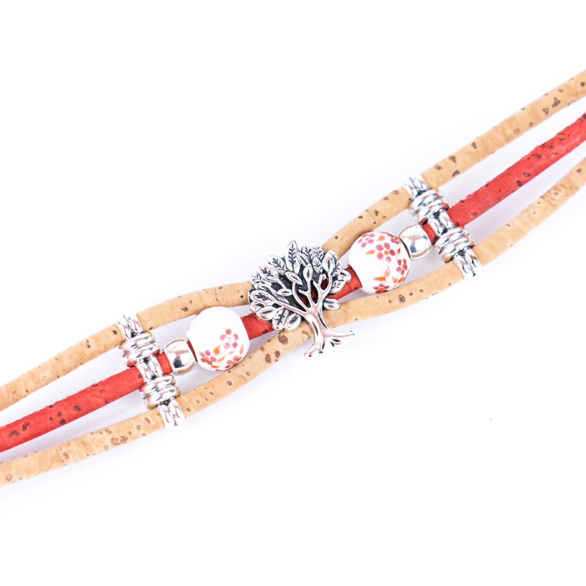 Cork handmade  bracelet for women BR-108-MIX-5