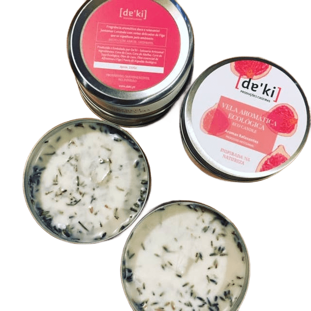 Eco-friendly Fig And Lavender Candle - Só Verde