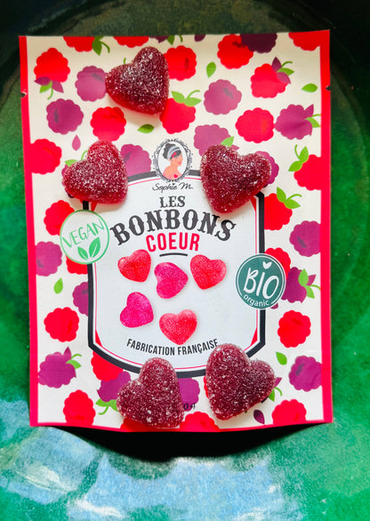 CARAMELOS ORGÁNICOS DE CORAZÓN 80g