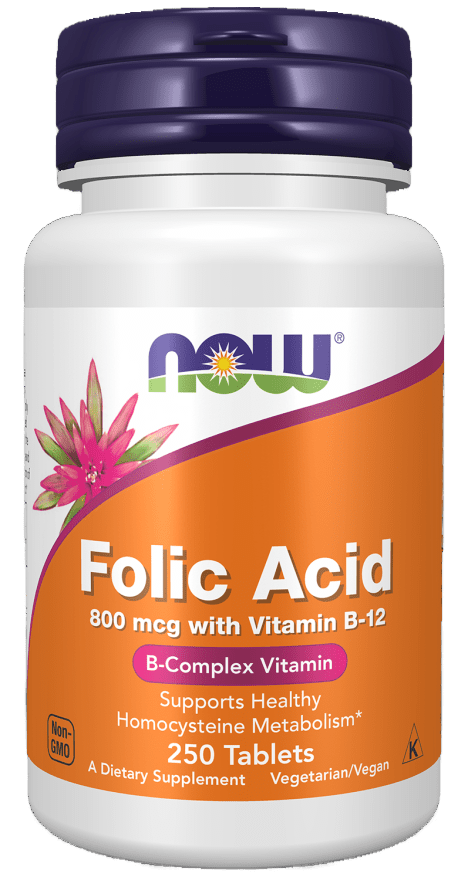 Folic Acid 800 mcg with Vitamin B-Tablets - Só Verde