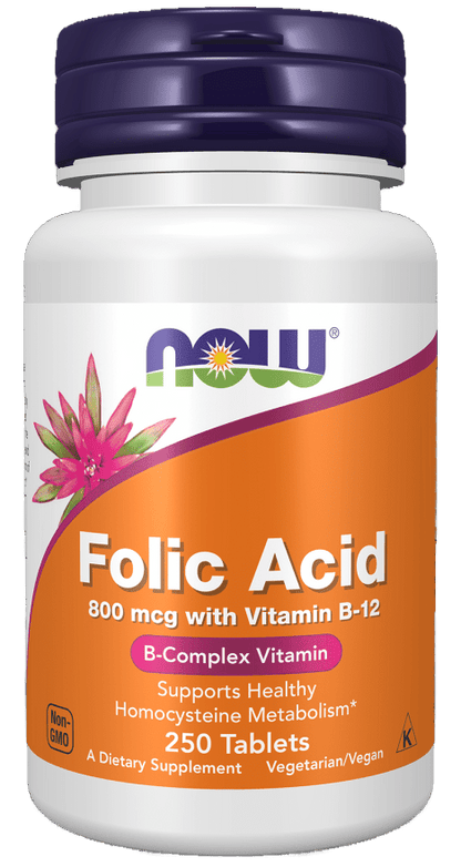 Folic Acid 800 mcg with Vitamin B-Tablets - Só Verde