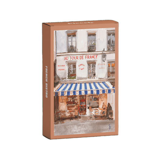 French Bistro Mini Puzzle - Só Verde