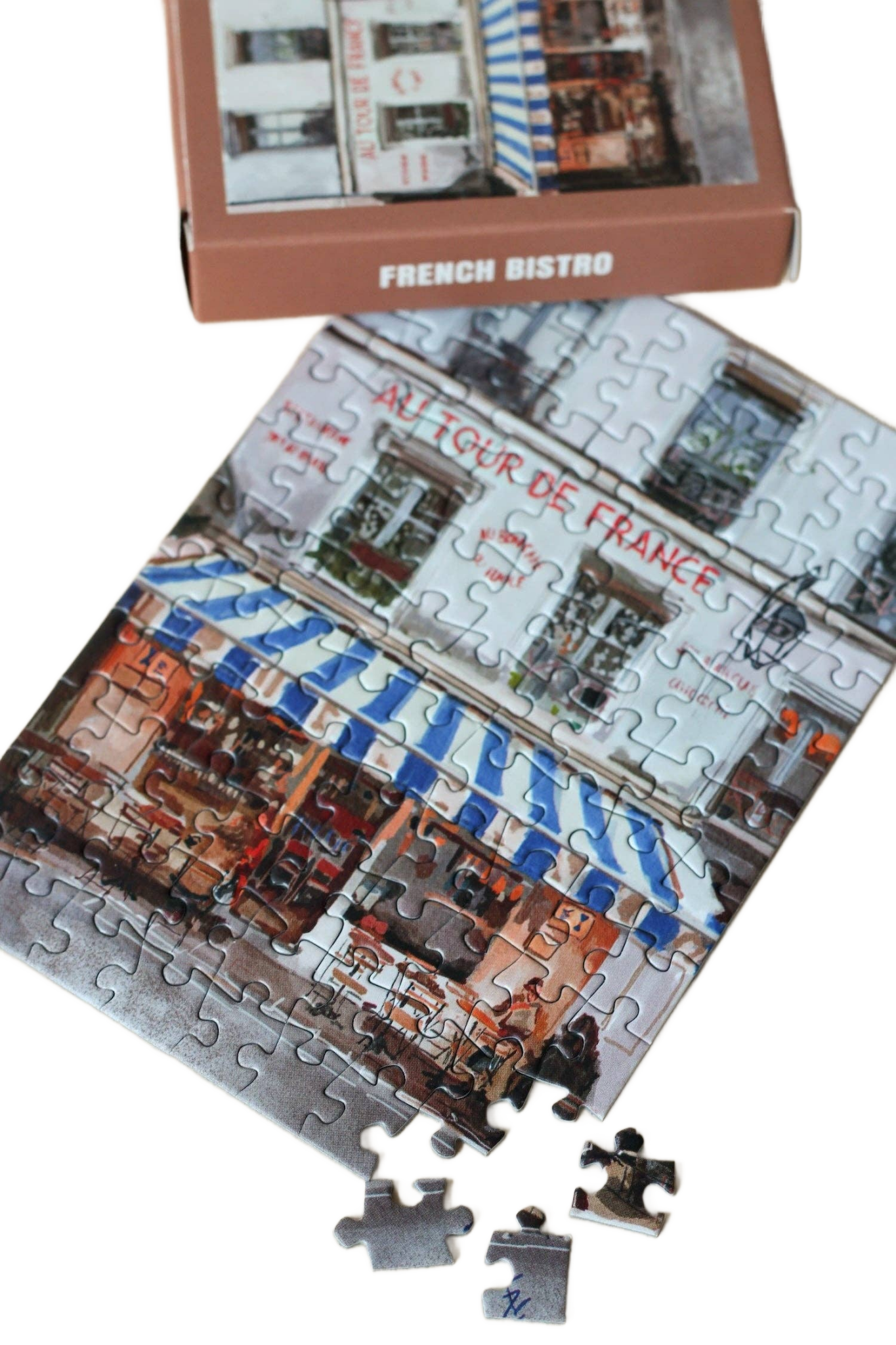 French Bistro Mini Puzzle - Só Verde