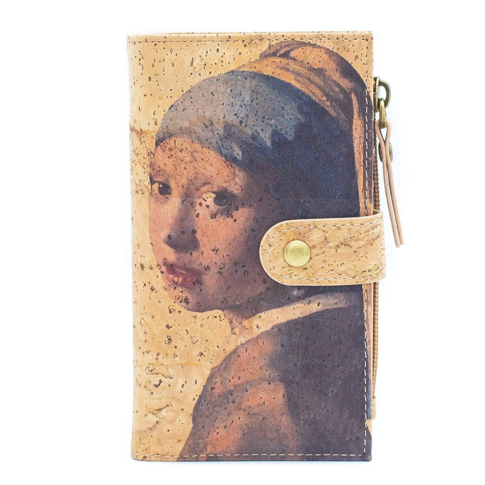 FRIDA KAHLO Cork wallet RFID BAG-2075 - Só Verde