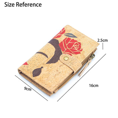 FRIDA KAHLO Cork wallet RFID BAG-2075 - Só Verde