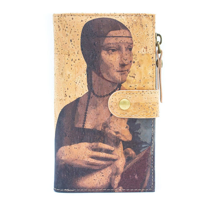 FRIDA KAHLO Cork wallet RFID BAG-2075 - Só Verde