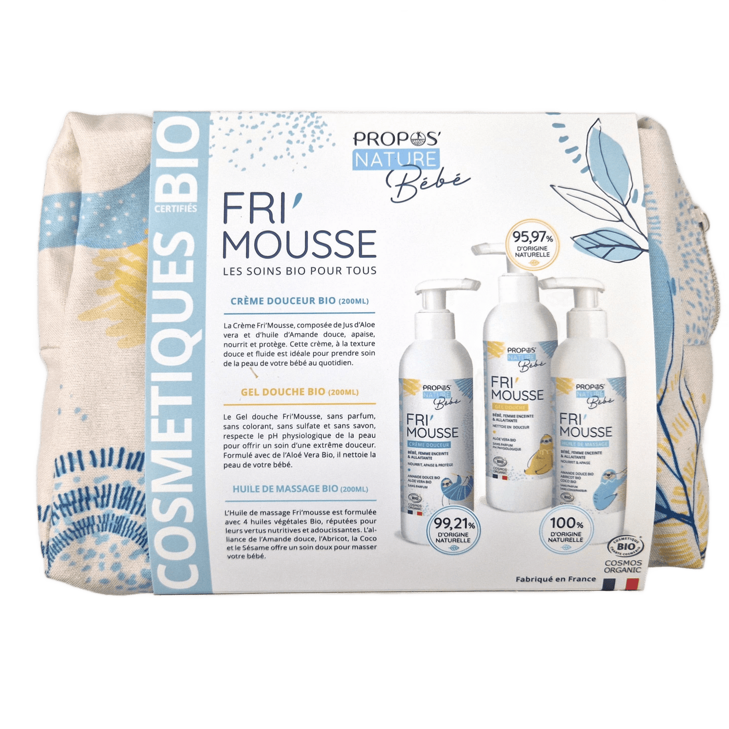 Fri'mousse Kit -3 Baby Care - Só Verde